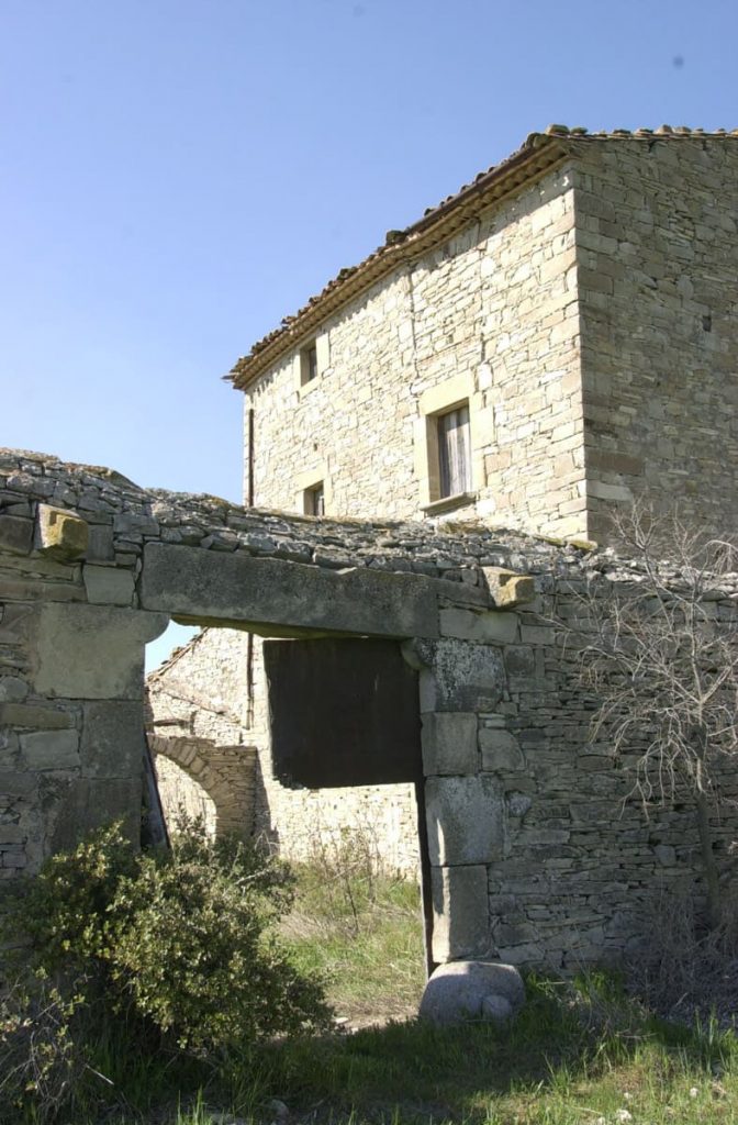 La Torre del Codina before the start of the rehabilitation works.