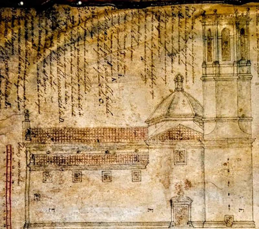 Projet d'église paroissiale, 18e siècle