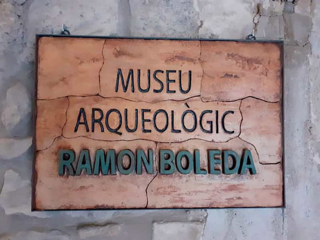 Museu d'arqueologia. Col·lecció Ramon Boleda